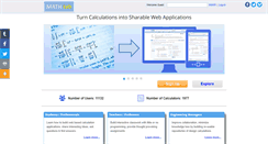 Desktop Screenshot of mathtab.com